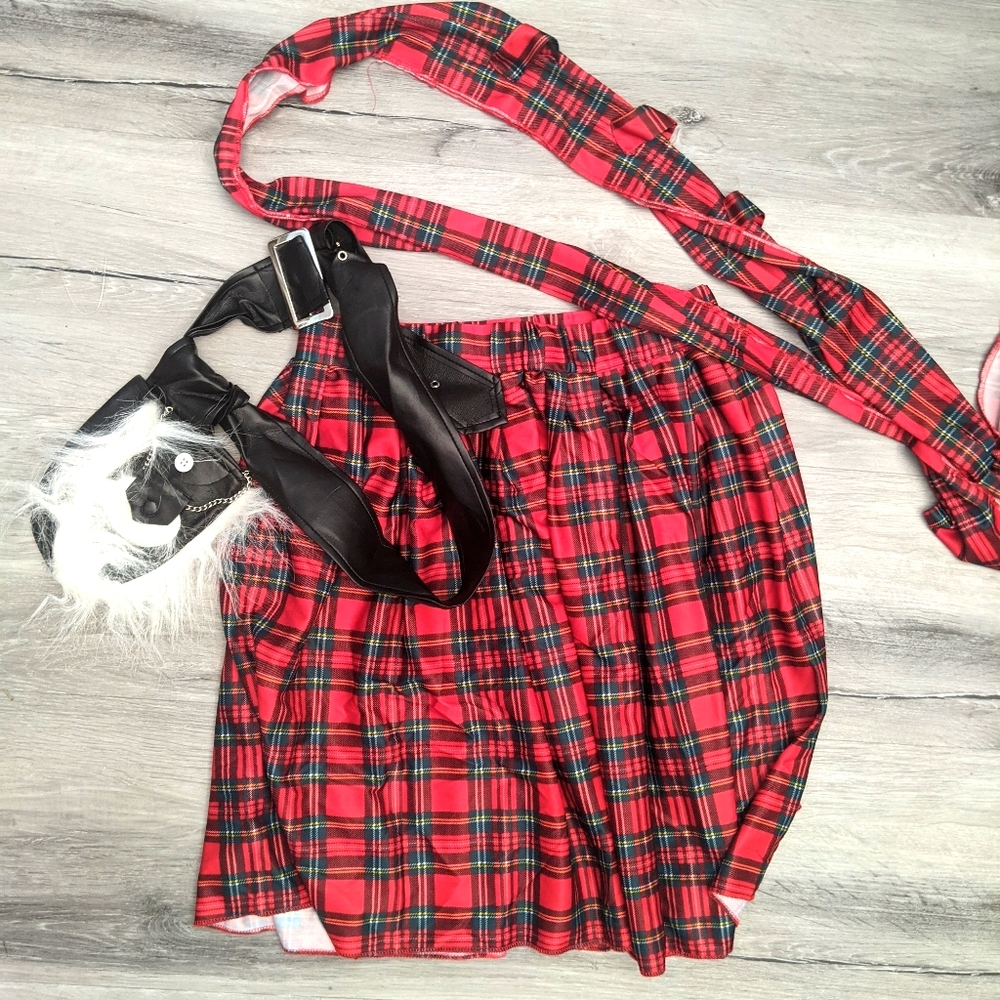 Scottish kilt costume